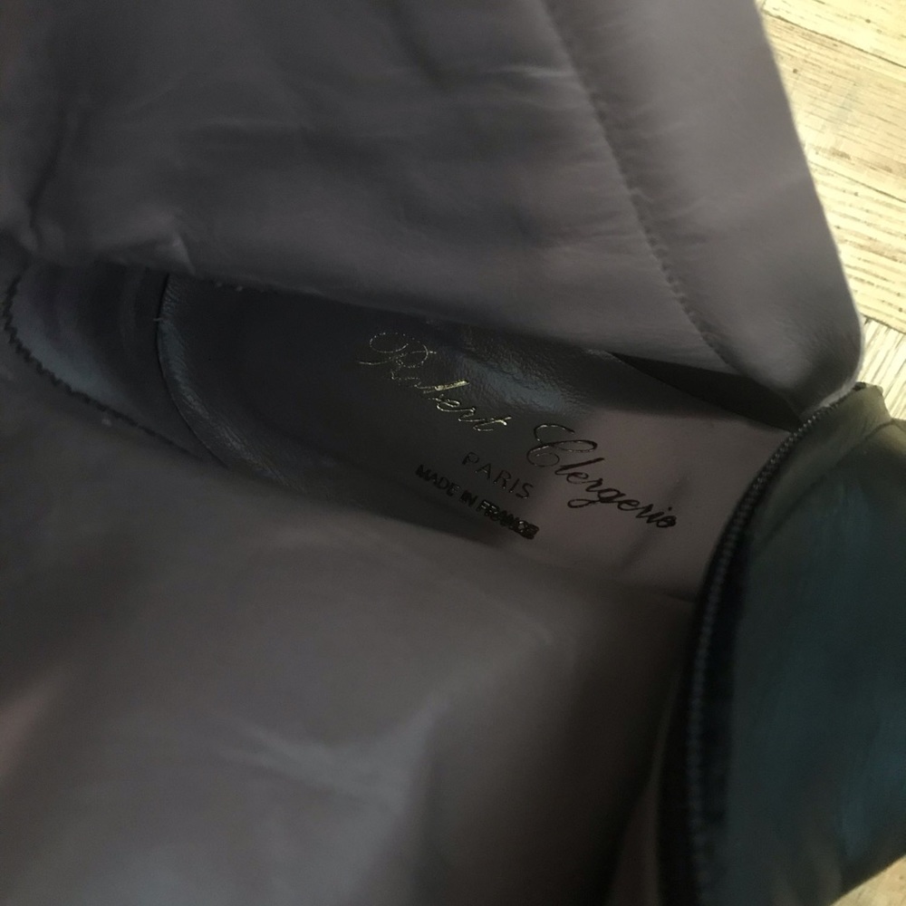 Robert Clergerie Midnight Black Ankle Booties - Picture 7 of 7